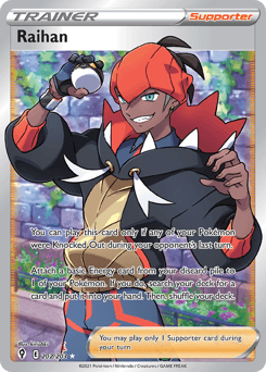 Raihan Evolving Skies card