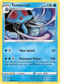 Tentacruel Evolving Skies card