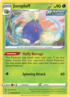 Jumpluff Evolving Skies card