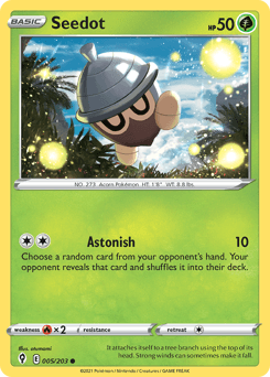 Seedot Evolving Skies card