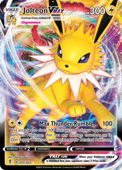 Jolteon VMAX Evolving Skies card