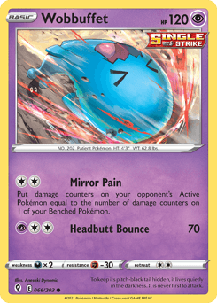 Wobbuffet Evolving Skies card