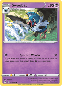 Swoobat Evolving Skies card