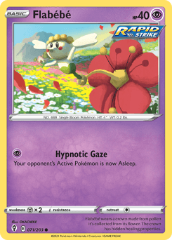 Flabébé Evolving Skies card
