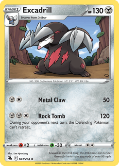Excadrill Fusion Strike card