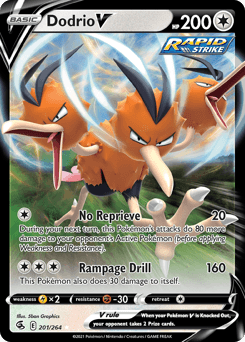 Dodrio V Fusion Strike card