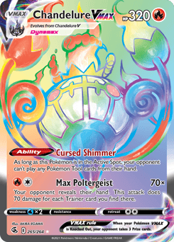 Chandelure VMAX Fusion Strike card