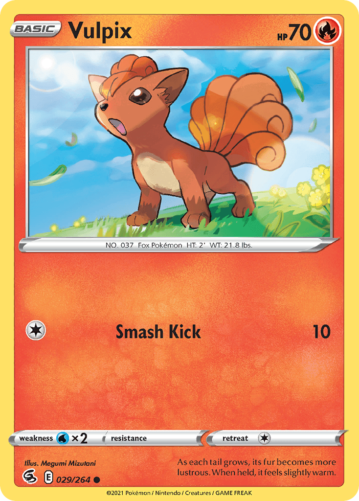Vulpix Fusion Strike card