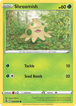 Shroomish Fusion Strike card