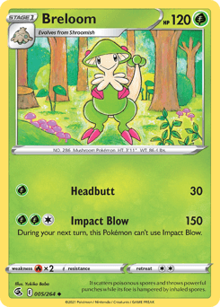 Breloom Fusion Strike card
