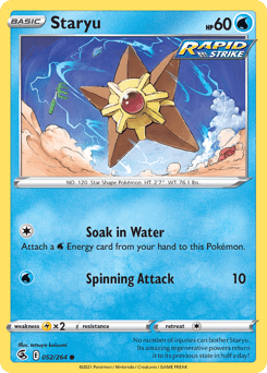 Staryu Fusion Strike card