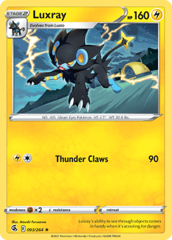 Luxray Fusion Strike card