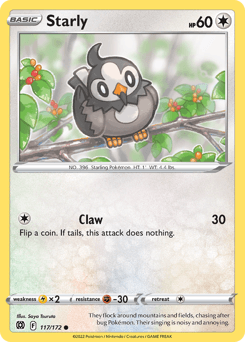 Starly Brilliant Stars card