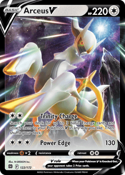 Arceus V Brilliant Stars card