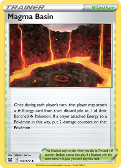 Magma Basin Brilliant Stars card