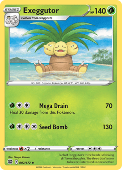 Exeggutor Brilliant Stars card