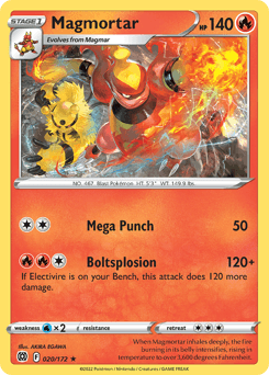 Magmortar Brilliant Stars card