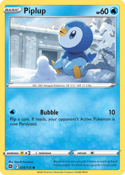 Piplup Brilliant Stars card