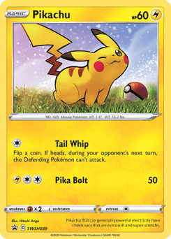 Pikachu SWSH Black Star Promos card
