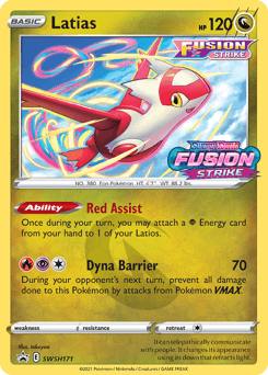 Latias SWSH Black Star Promos card