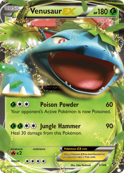 Venusaur-EX XY card