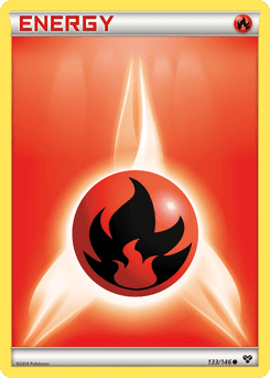 Fire Energy XY card
