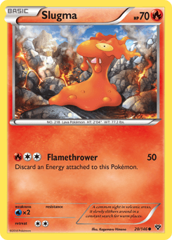 Slugma XY card