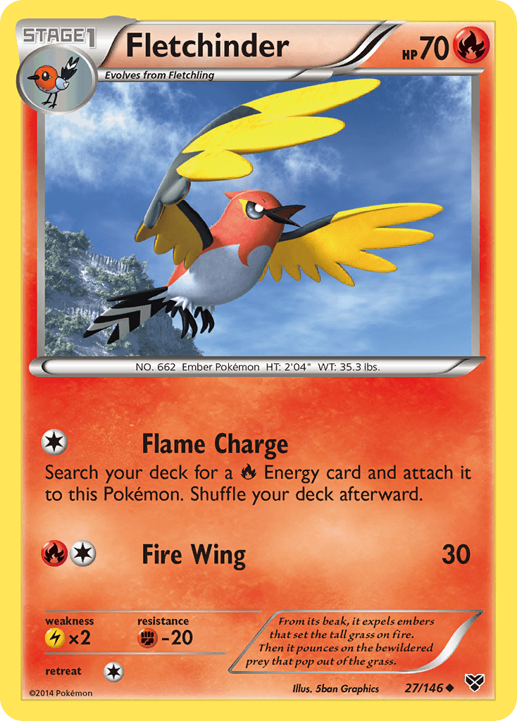 Fletchinder XY card