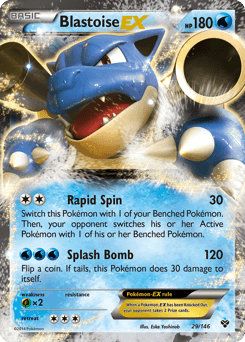 Blastoise-EX XY card