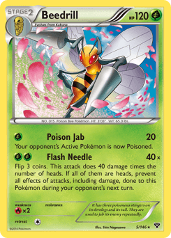 Beedrill XY card