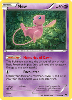 Mew Fates Collide card