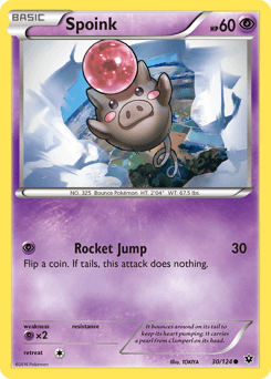 Spoink Fates Collide card