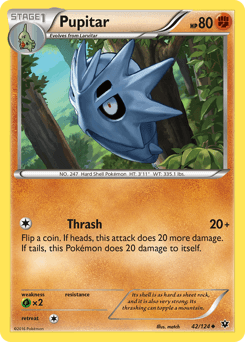Pupitar Fates Collide card