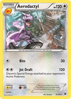 Aerodactyl Fates Collide card