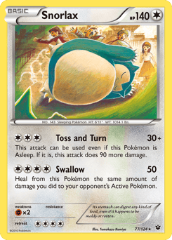 Snorlax Fates Collide card