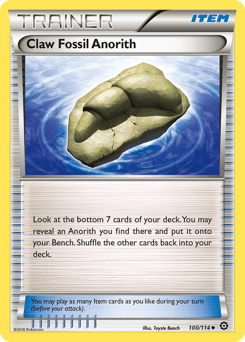Claw Fossil Anorith Steam Siege card