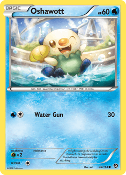 Oshawott Steam Siege card