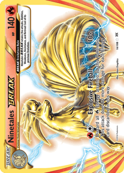 Ninetales BREAK Evolutions card