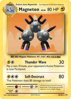 Magneton Evolutions card