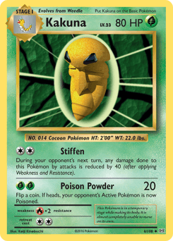 Kakuna Evolutions card