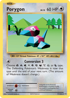 Porygon Evolutions card
