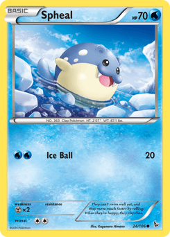 Spheal Flashfire card