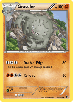 Graveler Flashfire card