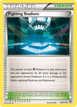 Fighting Stadium Furious Fists card