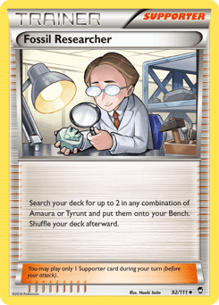 Fossil Researcher Furious Fists card