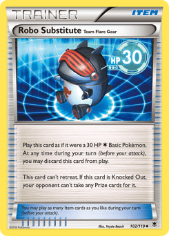 Robo Substitute Team Flare Gear Phantom Forces card