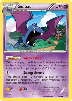 Golbat Phantom Forces card