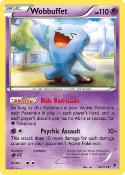 Wobbuffet Phantom Forces card
