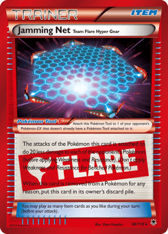 Jamming Net Team Flare Hyper Gear Phantom Forces card