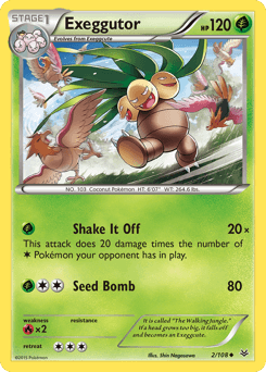 Exeggutor Roaring Skies card